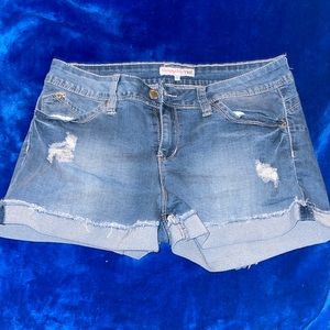 YMI: size 13 Jean Shorts with stretch